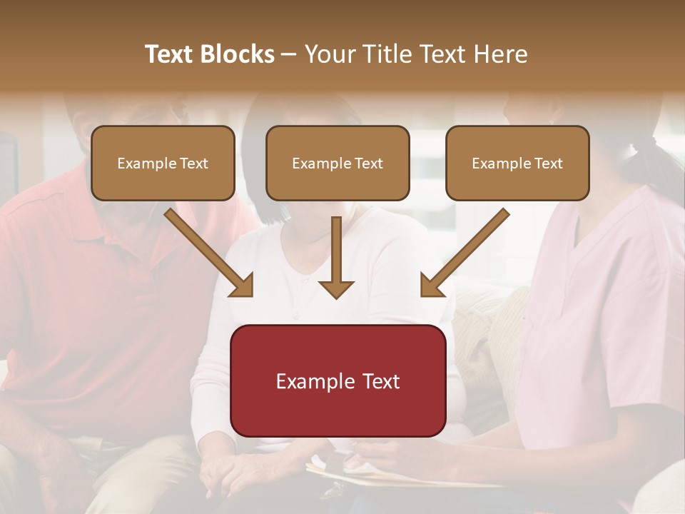 Black Discussing Visit PowerPoint Template