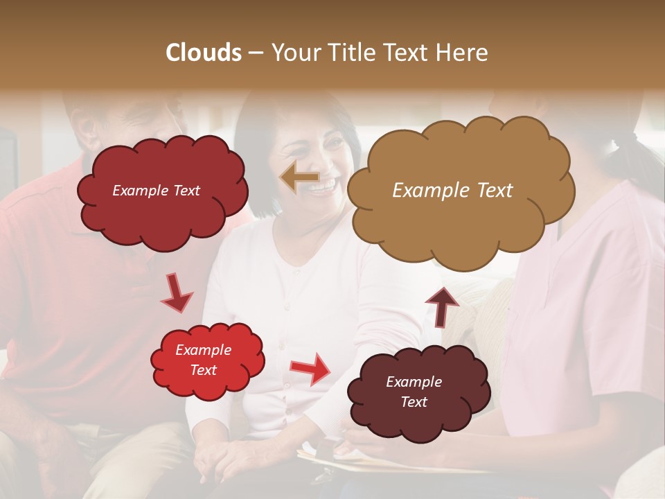 Black Discussing Visit PowerPoint Template