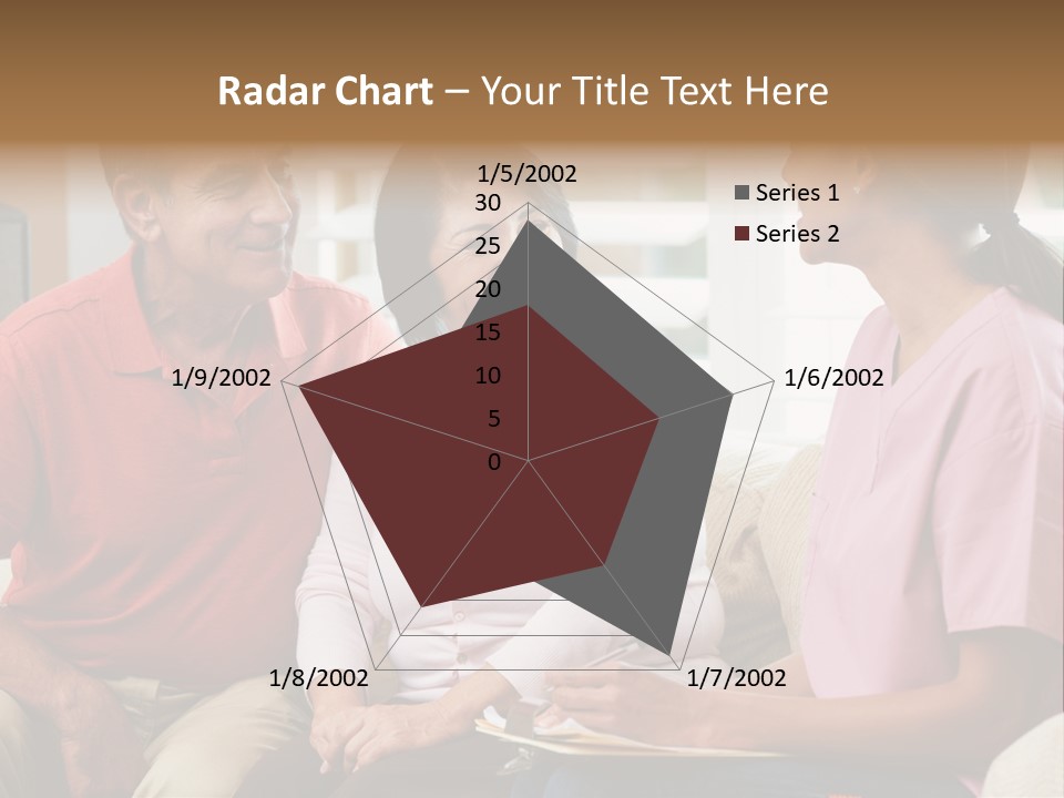Black Discussing Visit PowerPoint Template