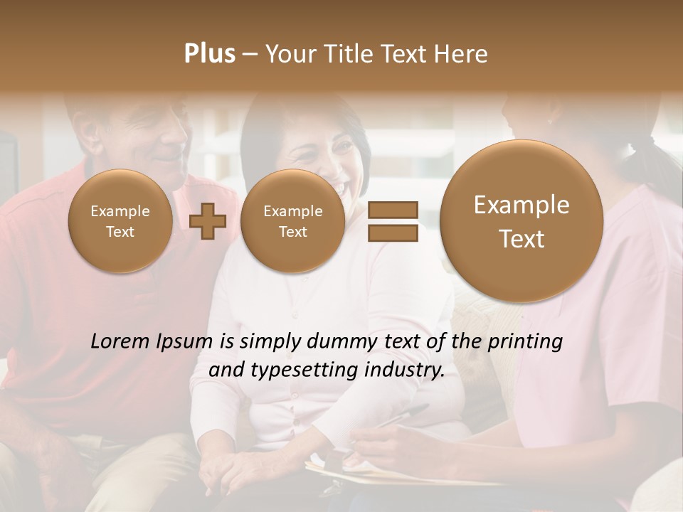 Black Discussing Visit PowerPoint Template