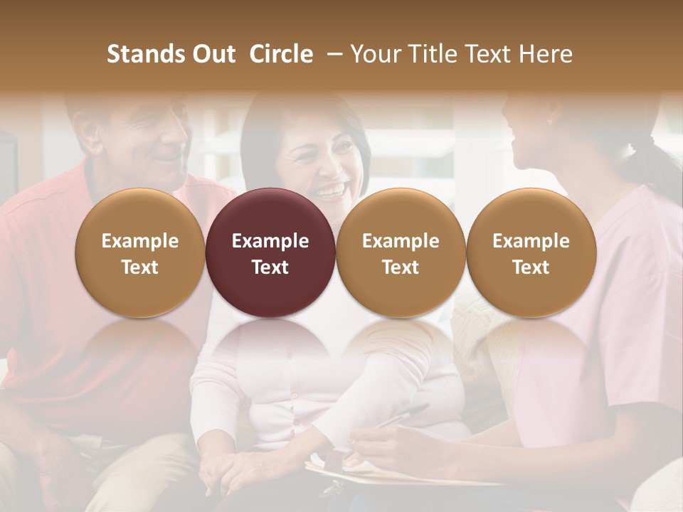 Black Discussing Visit PowerPoint Template