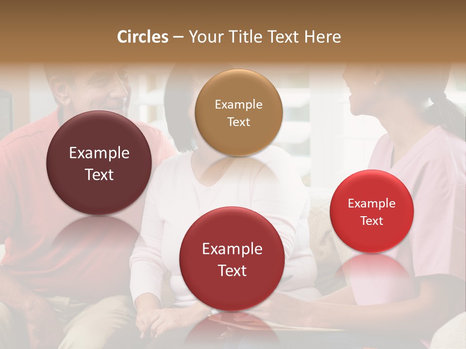 Black Discussing Visit PowerPoint Template