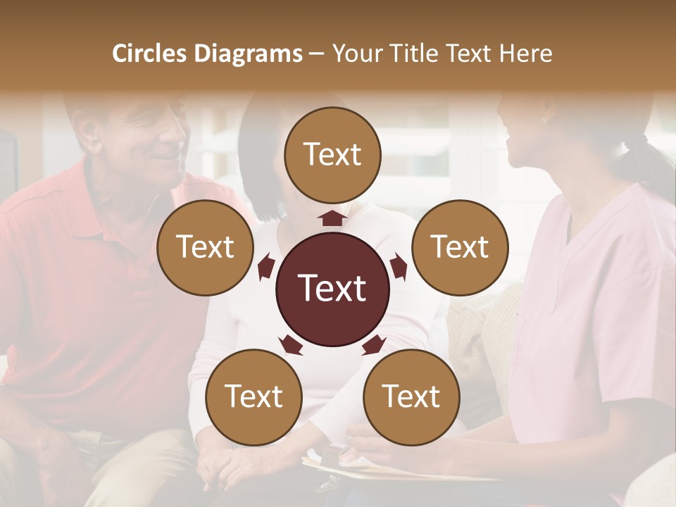 Black Discussing Visit PowerPoint Template