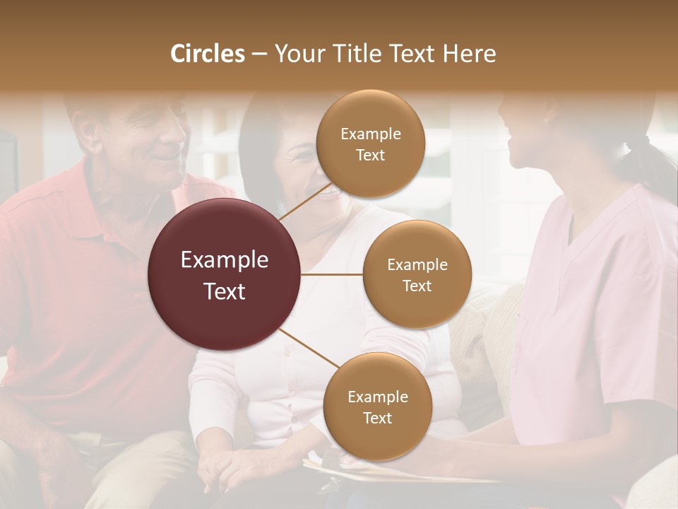 Black Discussing Visit PowerPoint Template