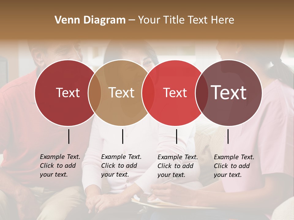 Black Discussing Visit PowerPoint Template