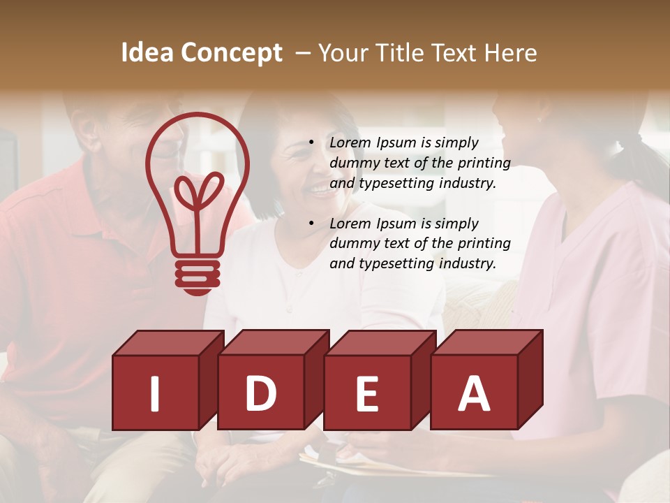 Black Discussing Visit PowerPoint Template
