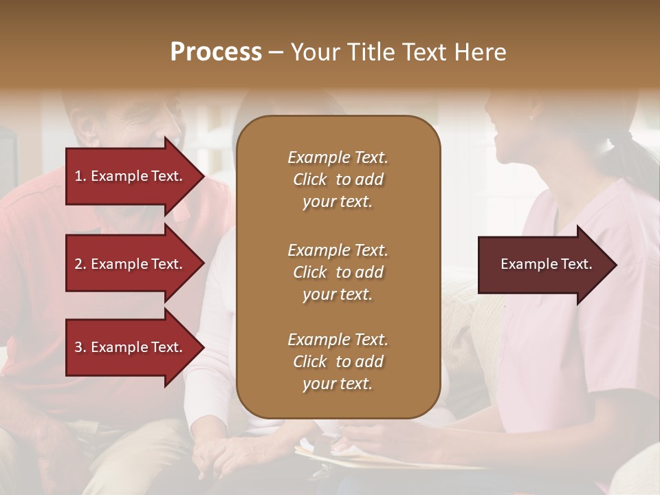 Black Discussing Visit PowerPoint Template