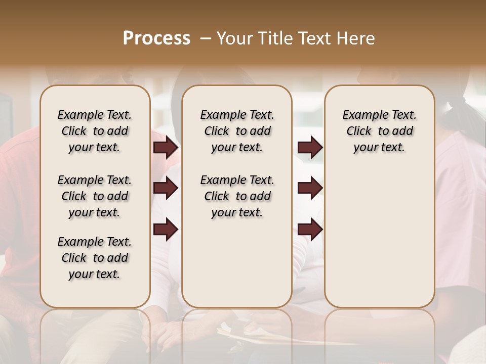 Black Discussing Visit PowerPoint Template