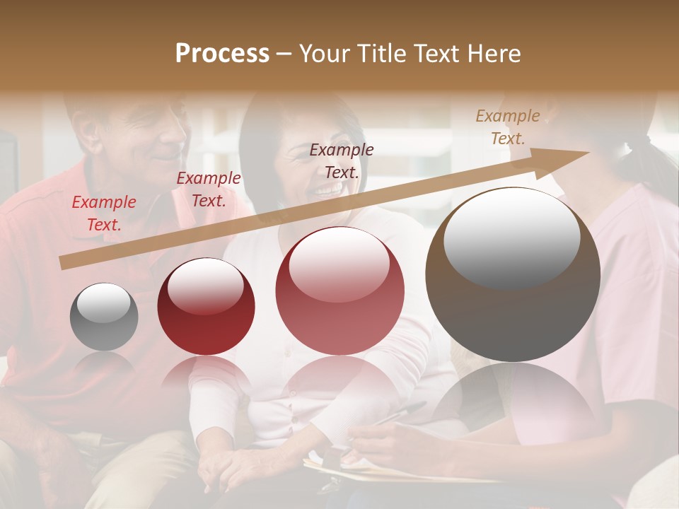 Black Discussing Visit PowerPoint Template