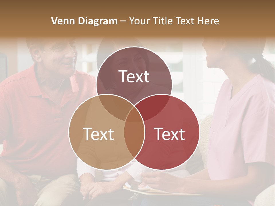 Black Discussing Visit PowerPoint Template