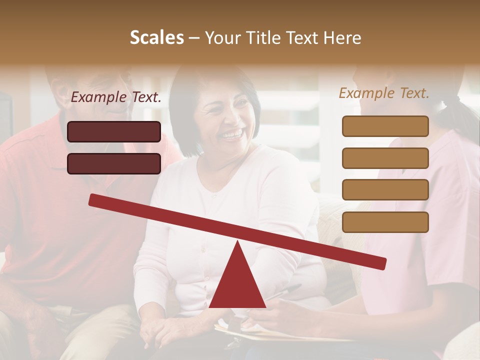 Black Discussing Visit PowerPoint Template