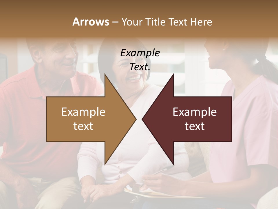 Black Discussing Visit PowerPoint Template