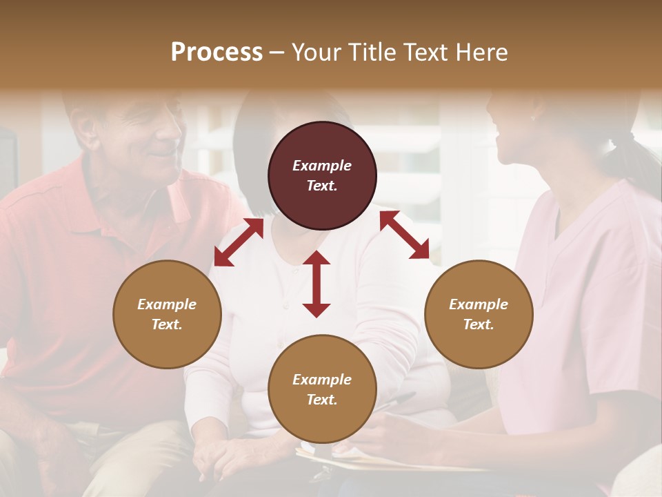 Black Discussing Visit PowerPoint Template