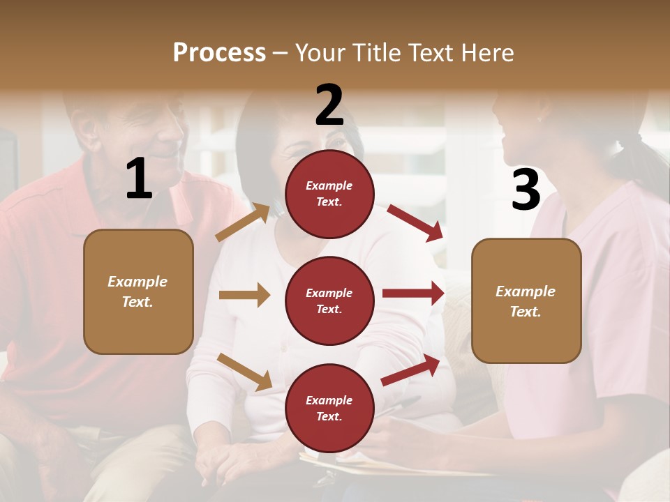 Black Discussing Visit PowerPoint Template