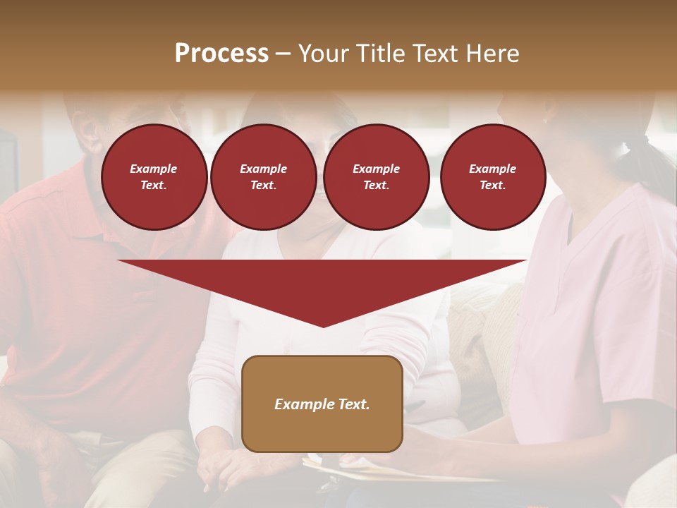 Black Discussing Visit PowerPoint Template
