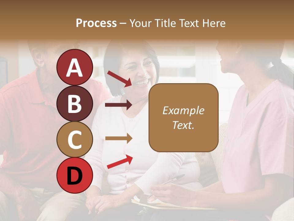 Black Discussing Visit PowerPoint Template
