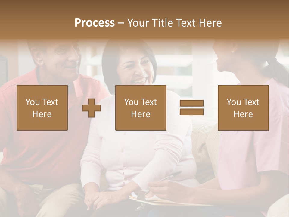 Black Discussing Visit PowerPoint Template
