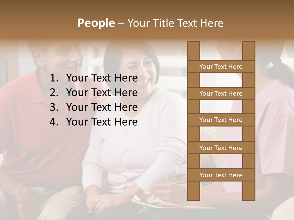 Black Discussing Visit PowerPoint Template
