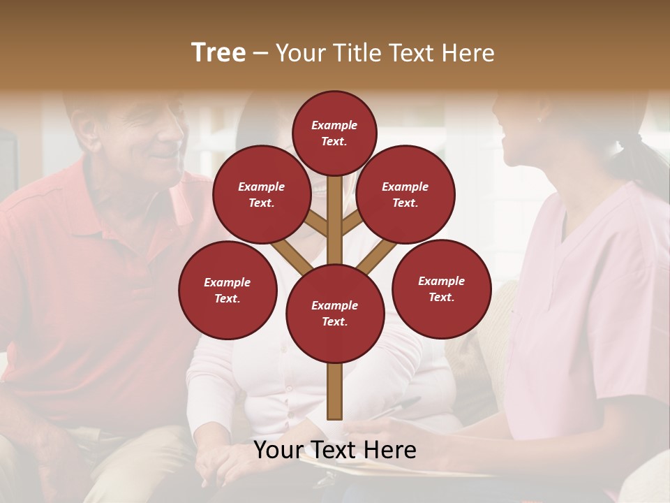 Black Discussing Visit PowerPoint Template