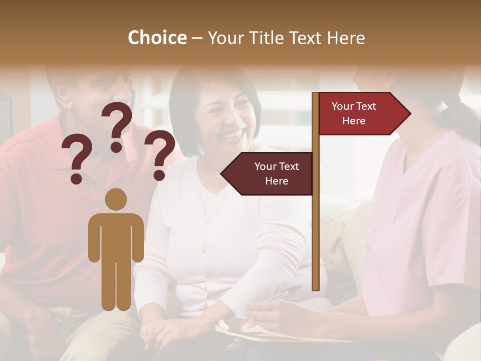 Black Discussing Visit PowerPoint Template