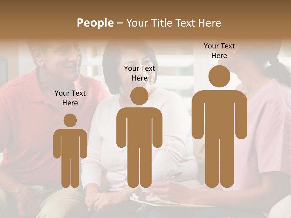 Black Discussing Visit PowerPoint Template