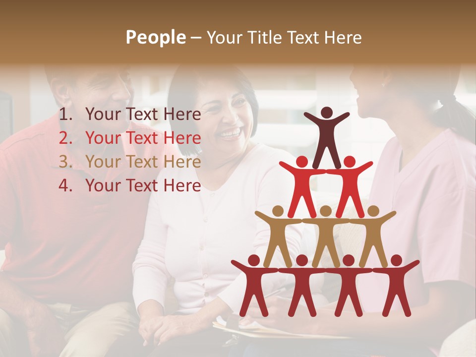 Black Discussing Visit PowerPoint Template