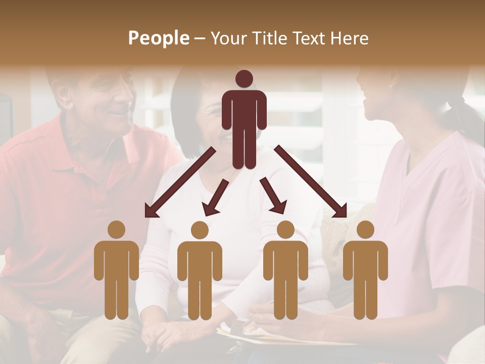 Black Discussing Visit PowerPoint Template