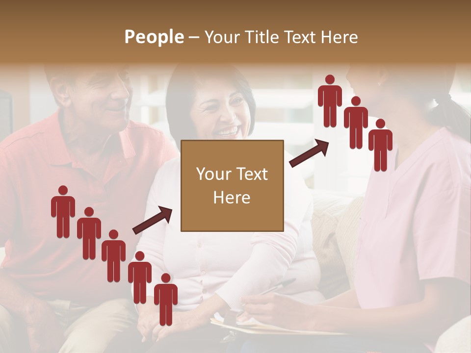 Black Discussing Visit PowerPoint Template