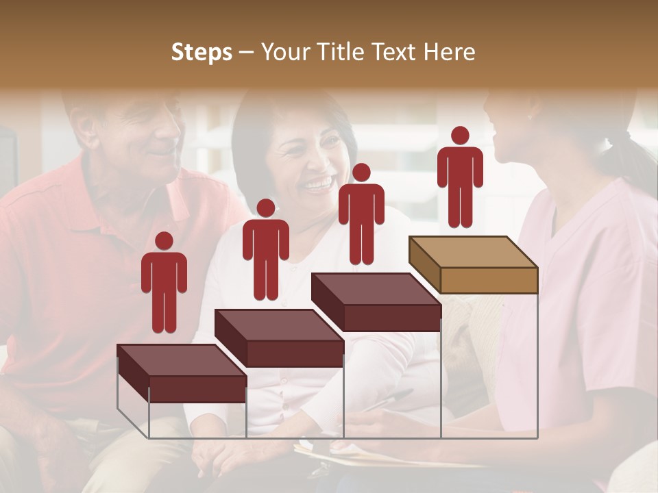 Black Discussing Visit PowerPoint Template