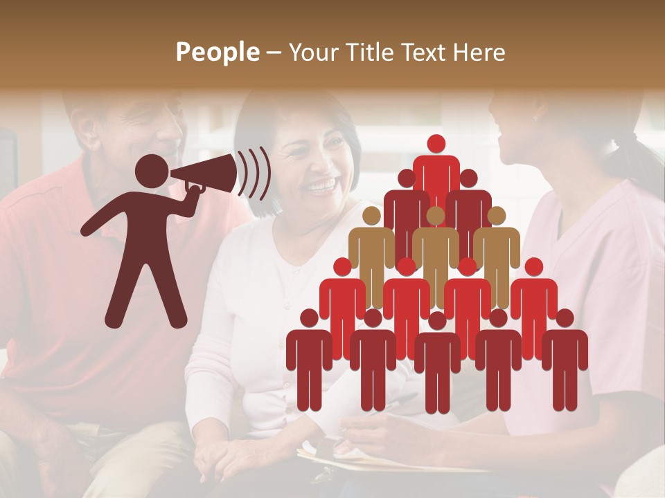 Black Discussing Visit PowerPoint Template