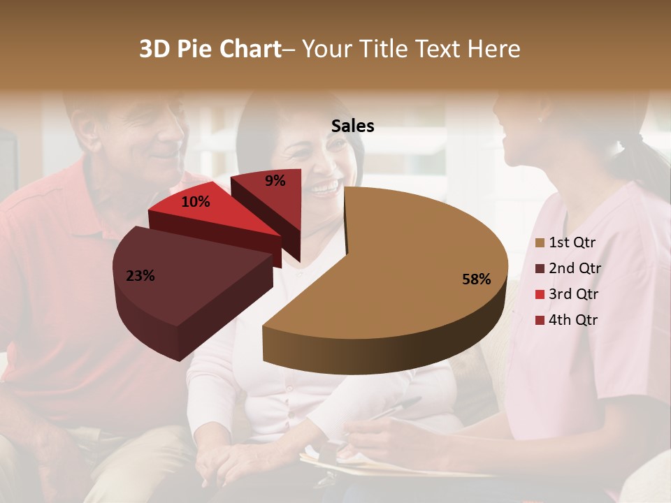 Black Discussing Visit PowerPoint Template