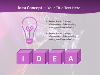 Gin Drink Party PowerPoint Template