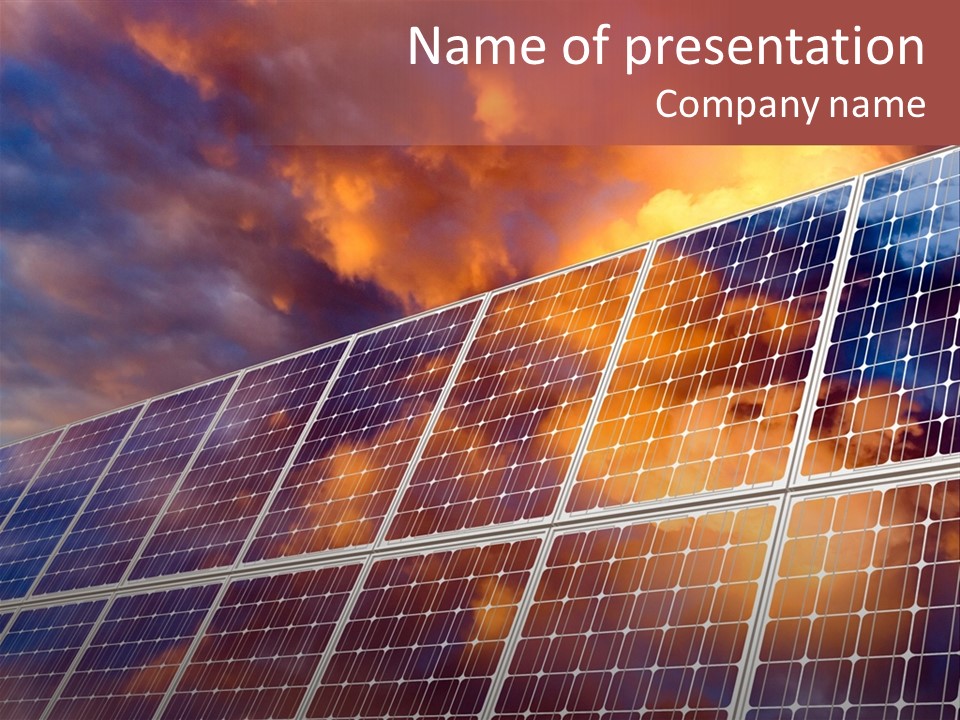 Generation Ecological Energy PowerPoint Template