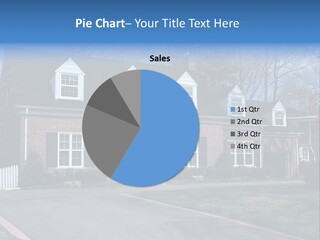 Exterior Dormer Window Driveway PowerPoint Template