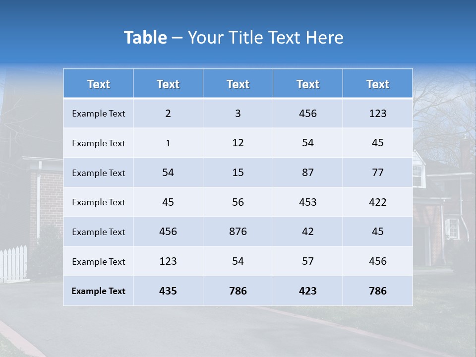 Exterior Dormer Window Driveway PowerPoint Template