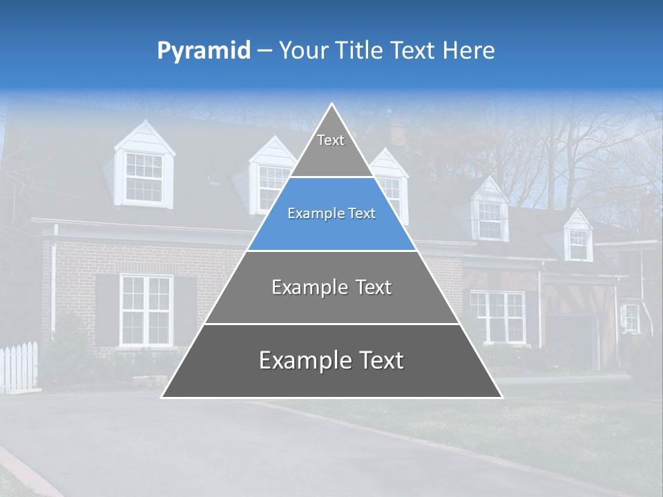 Exterior Dormer Window Driveway PowerPoint Template