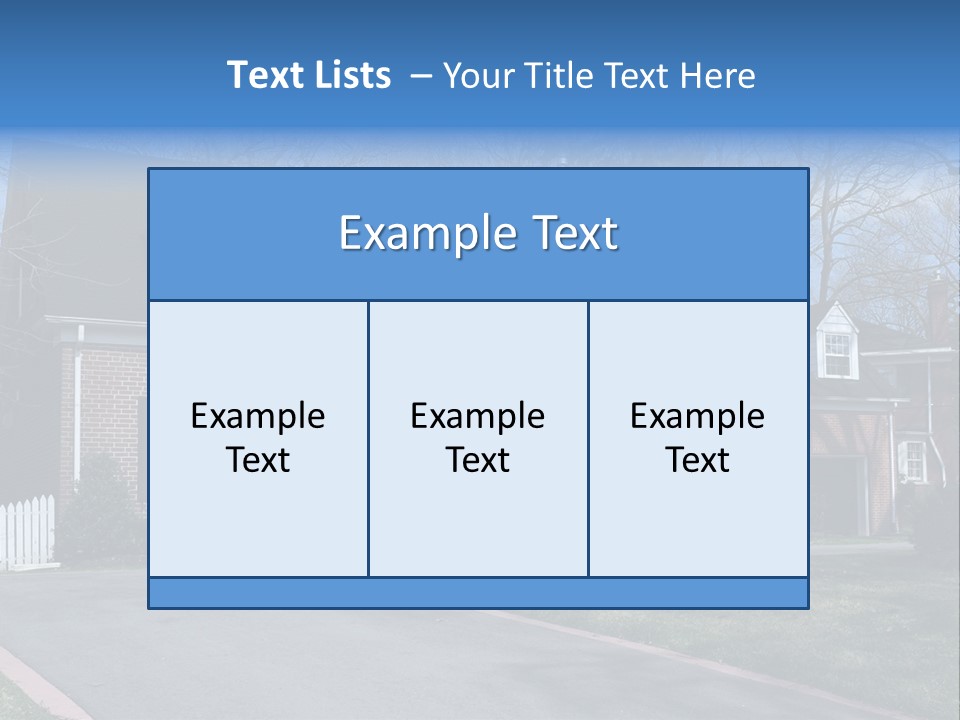 Exterior Dormer Window Driveway PowerPoint Template