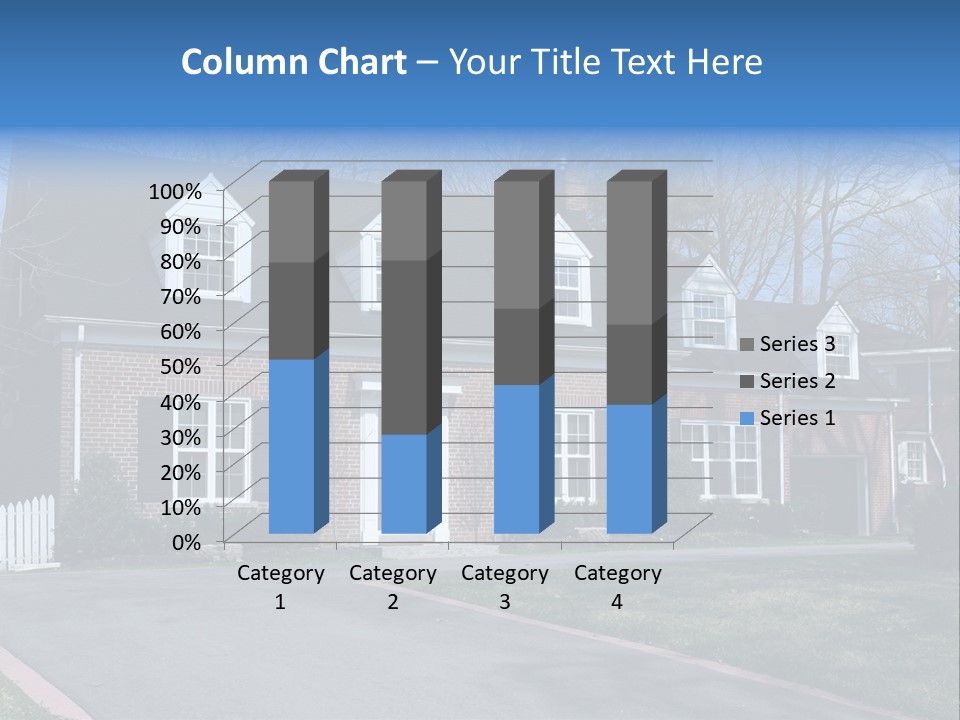 Exterior Dormer Window Driveway PowerPoint Template