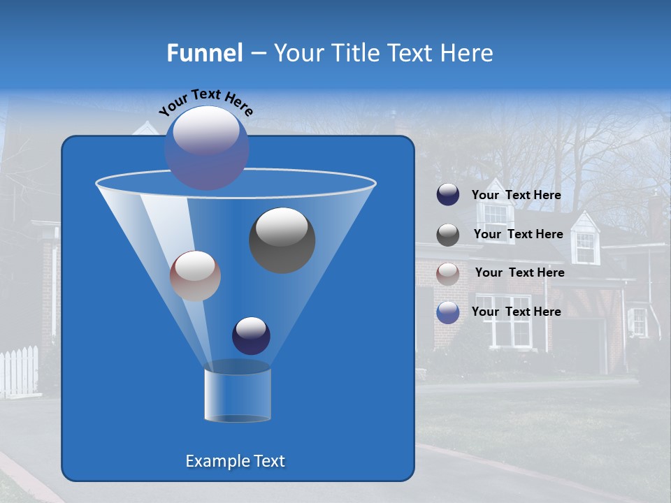 Exterior Dormer Window Driveway PowerPoint Template