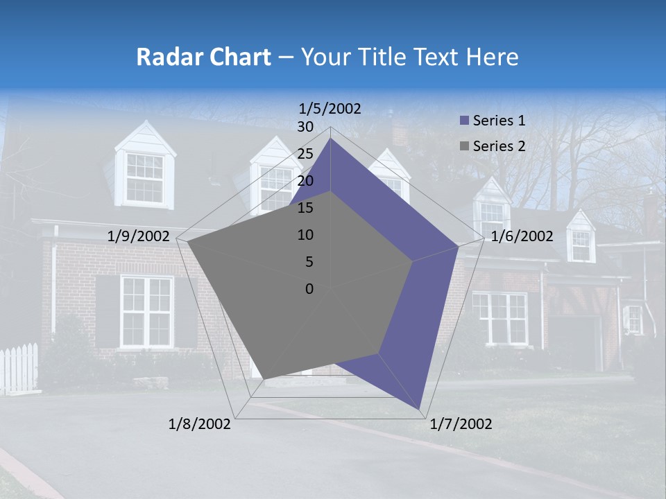 Exterior Dormer Window Driveway PowerPoint Template