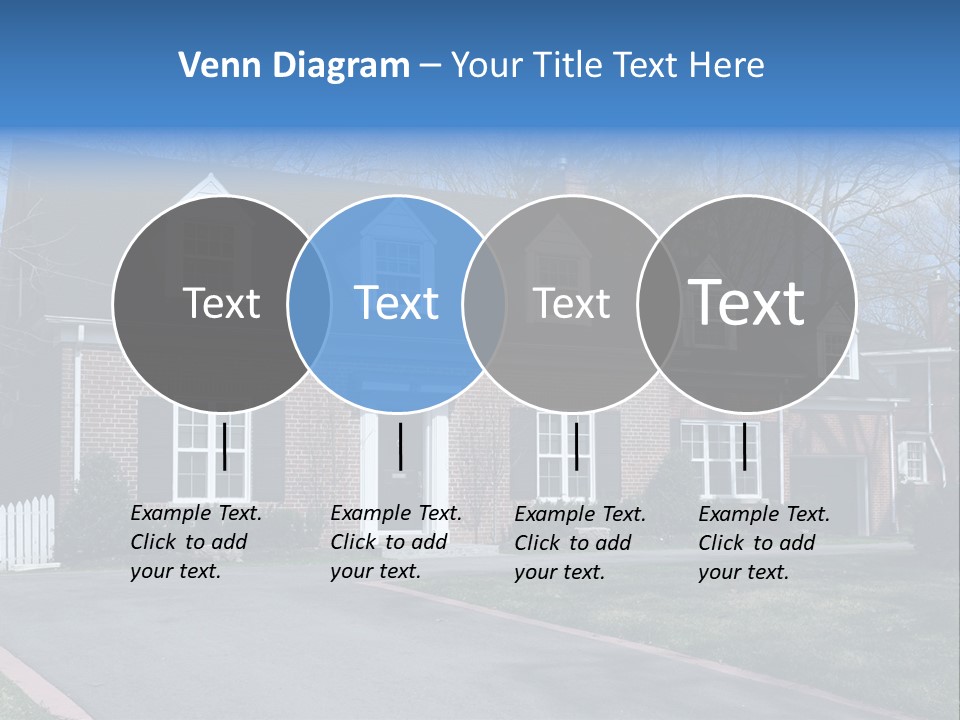 Exterior Dormer Window Driveway PowerPoint Template