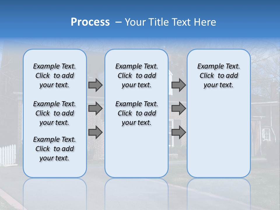 Exterior Dormer Window Driveway PowerPoint Template