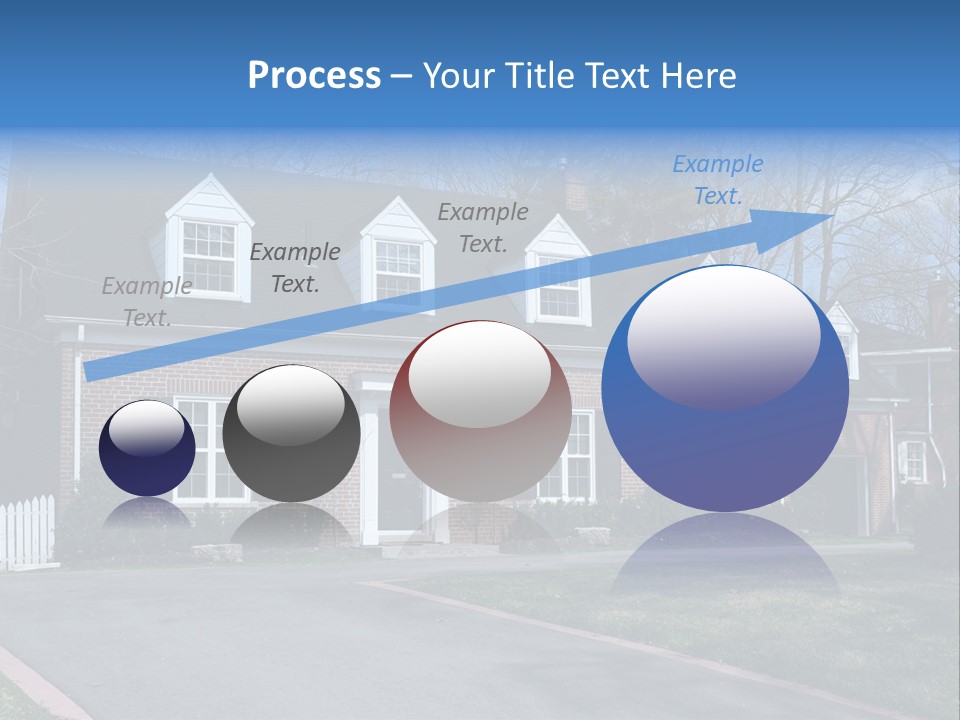 Exterior Dormer Window Driveway PowerPoint Template