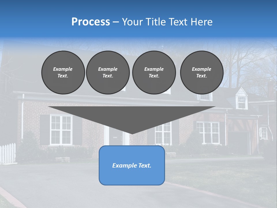 Exterior Dormer Window Driveway PowerPoint Template