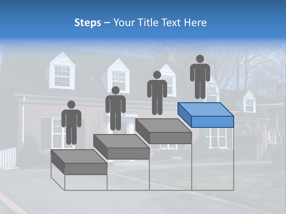 Exterior Dormer Window Driveway PowerPoint Template