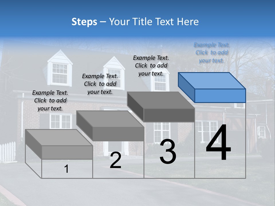 Exterior Dormer Window Driveway PowerPoint Template