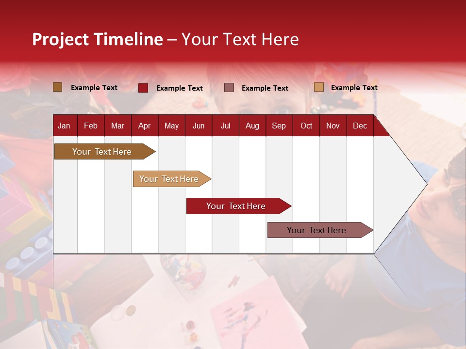 Painter Boy Woman PowerPoint Template