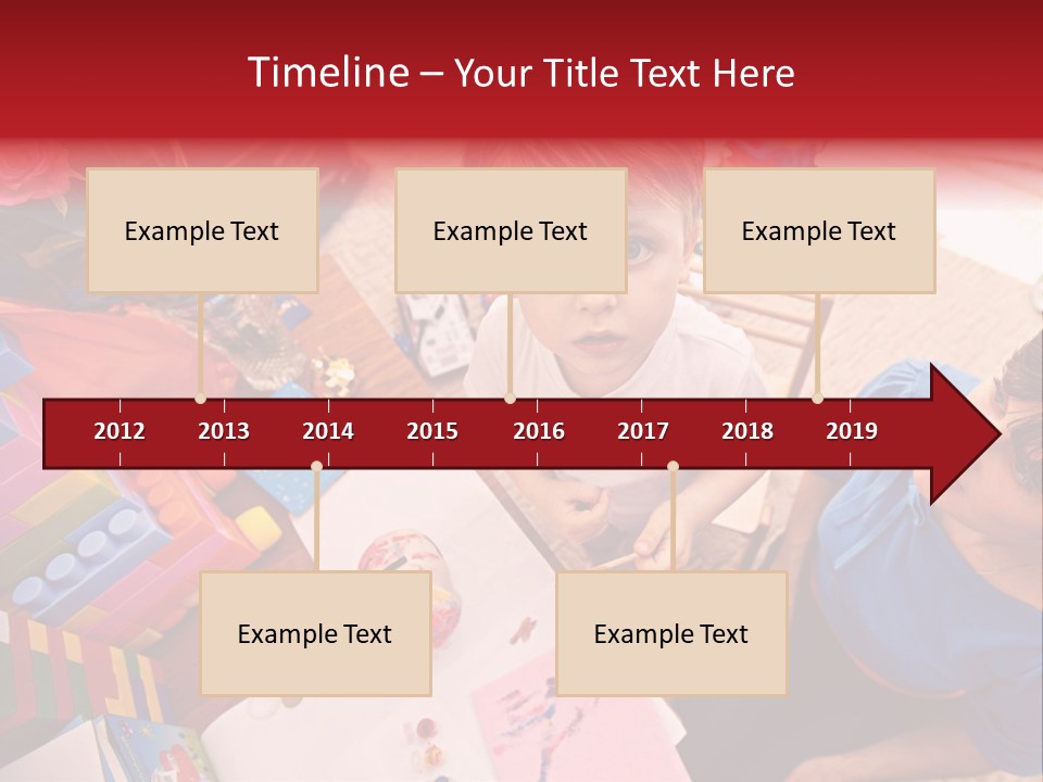 Painter Boy Woman PowerPoint Template