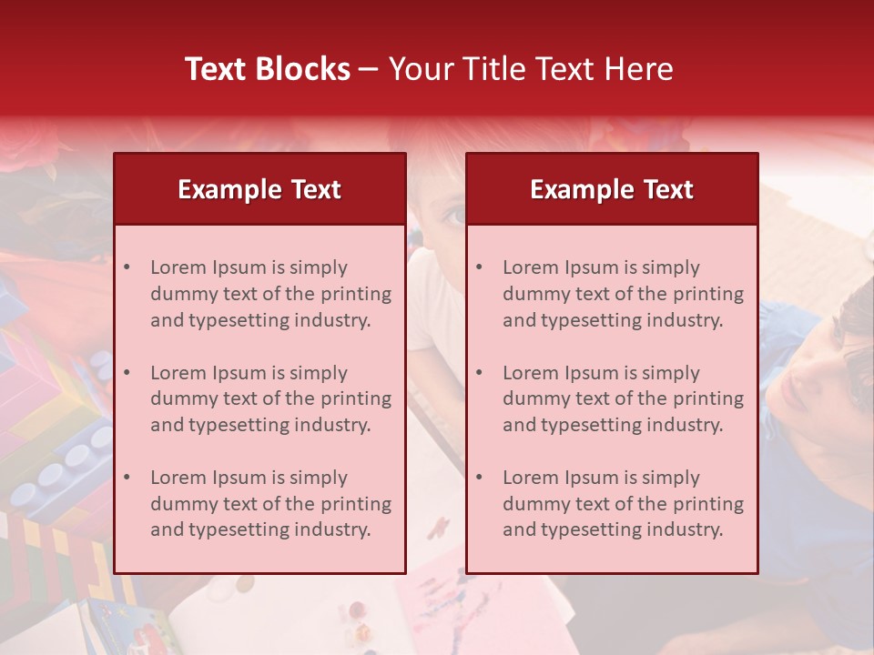 Painter Boy Woman PowerPoint Template