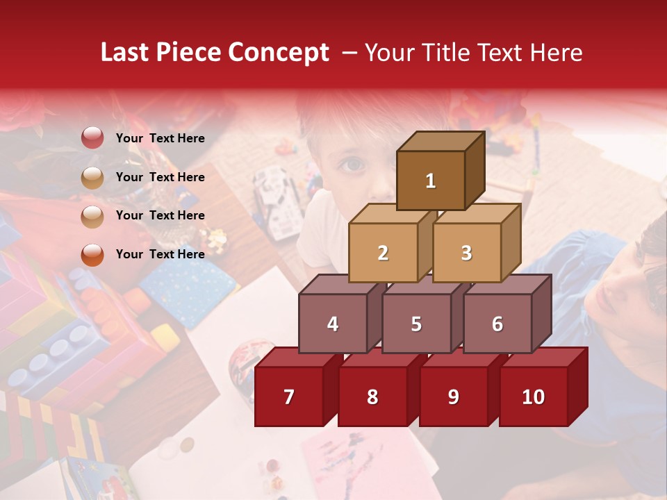 Painter Boy Woman PowerPoint Template